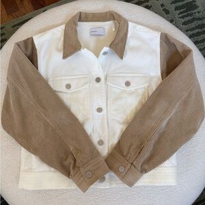BLDWN Corduroy Cream & Tan Jacket
